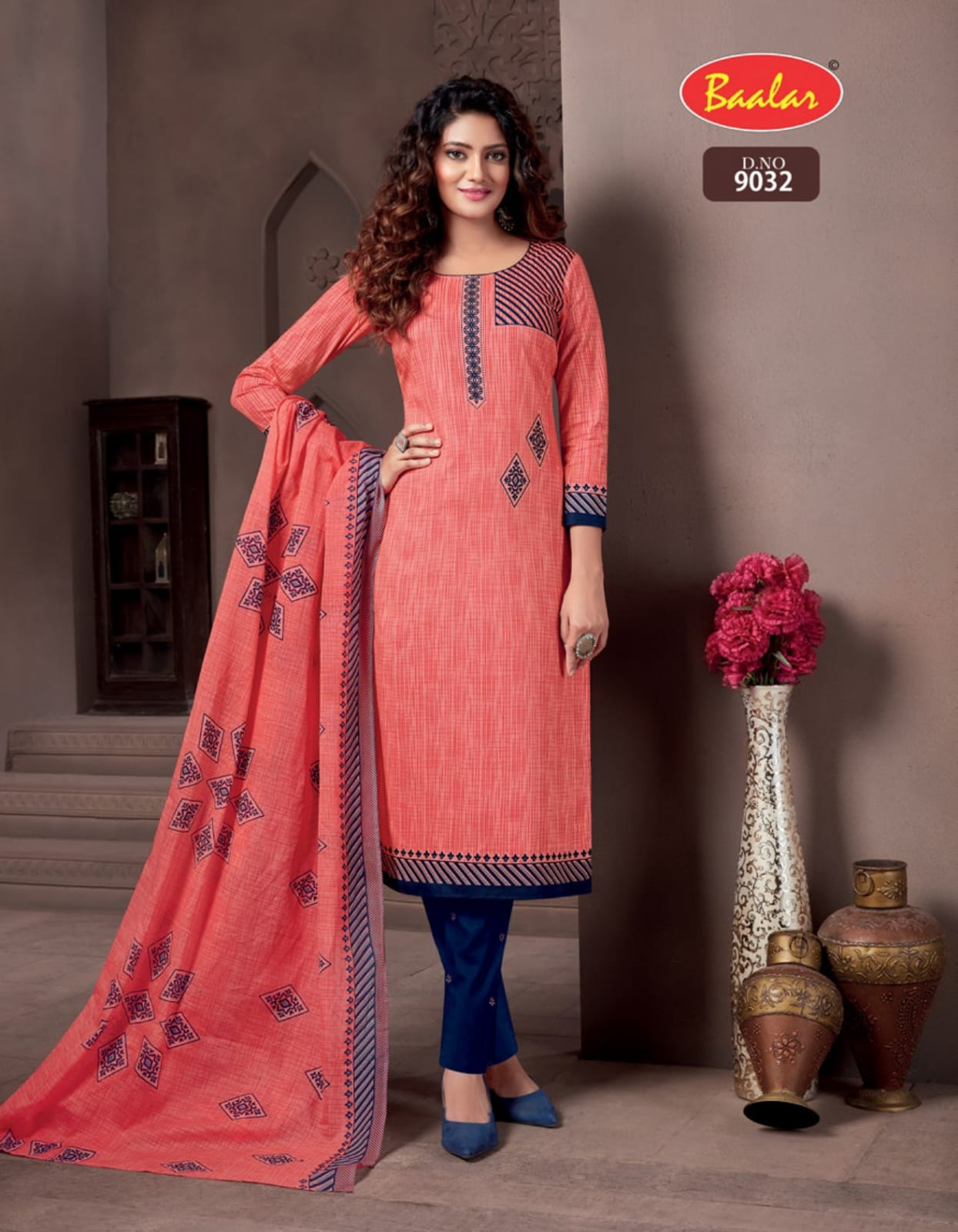 Baalaz Zara 9 Ready Made Regular Wear Cotton Printed Dress Collection